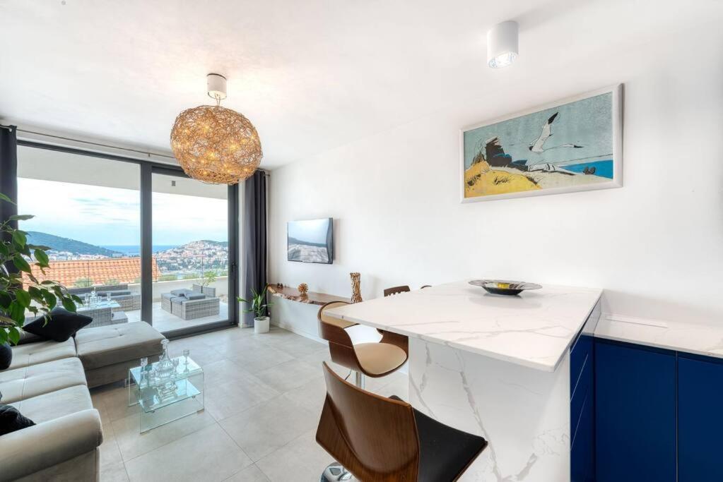Walking Distance Old Town 120M2,Garden,View,Garage Apartment Dubrovnik Bagian luar foto