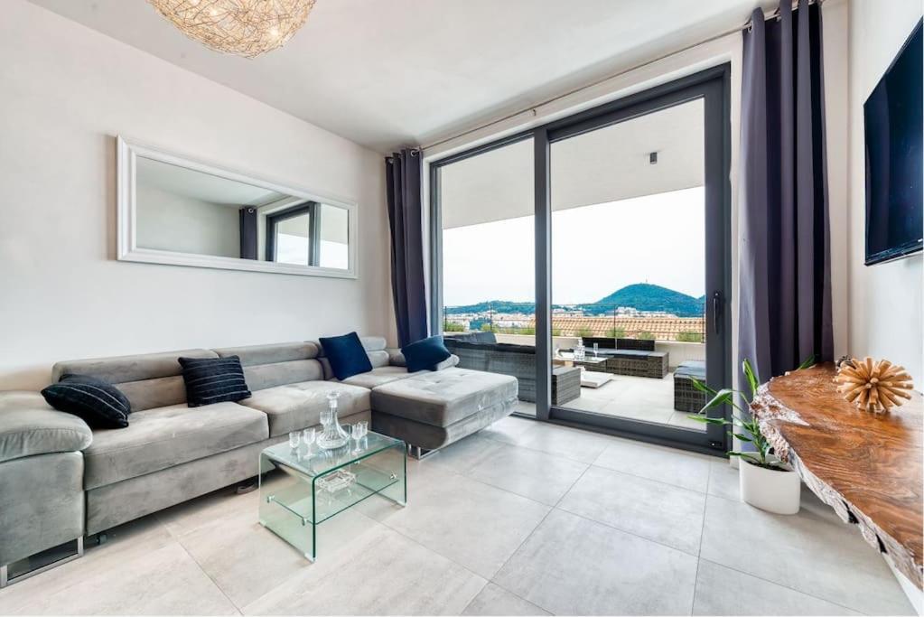 Walking Distance Old Town 120M2,Garden,View,Garage Apartment Dubrovnik Bagian luar foto